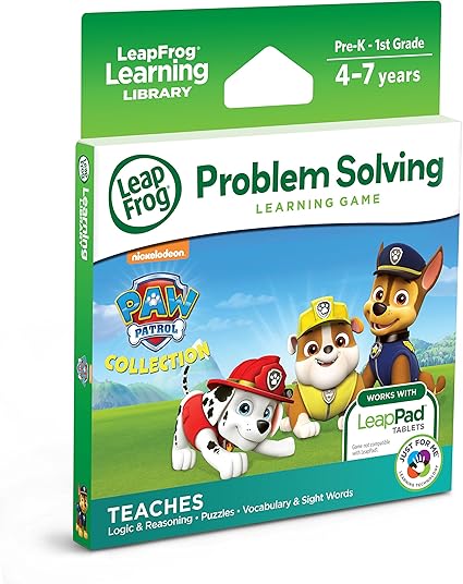 leapfrog leappad cartridge paw patrol