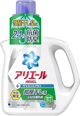 Amazon アリエール イオンパワージェル サイエンスプラス 部屋干し用 900g アリエール 液体洗剤