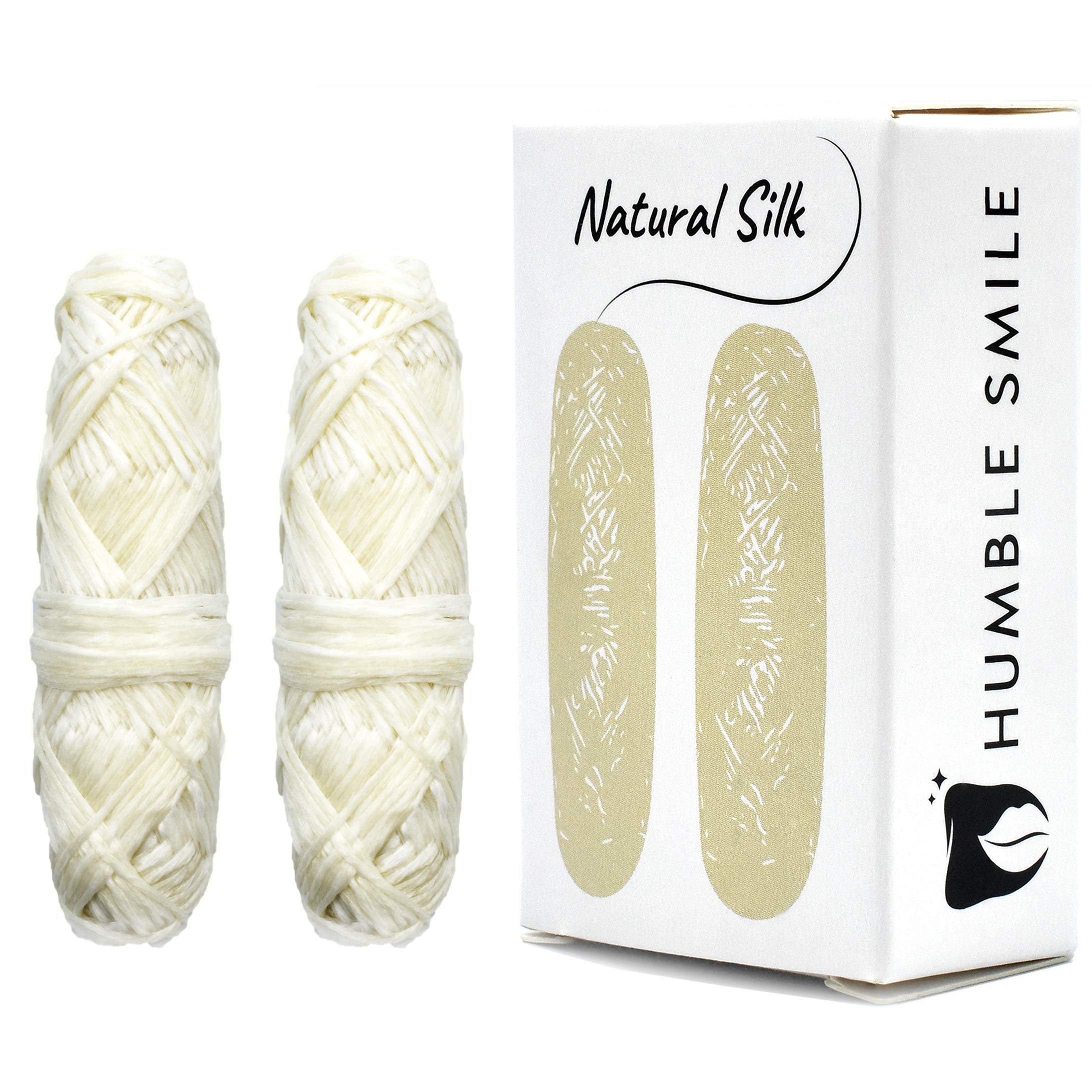 Humble Smile Natural Silk Dental Floss Refill, Peppermint Flavor, 2x30 Meters