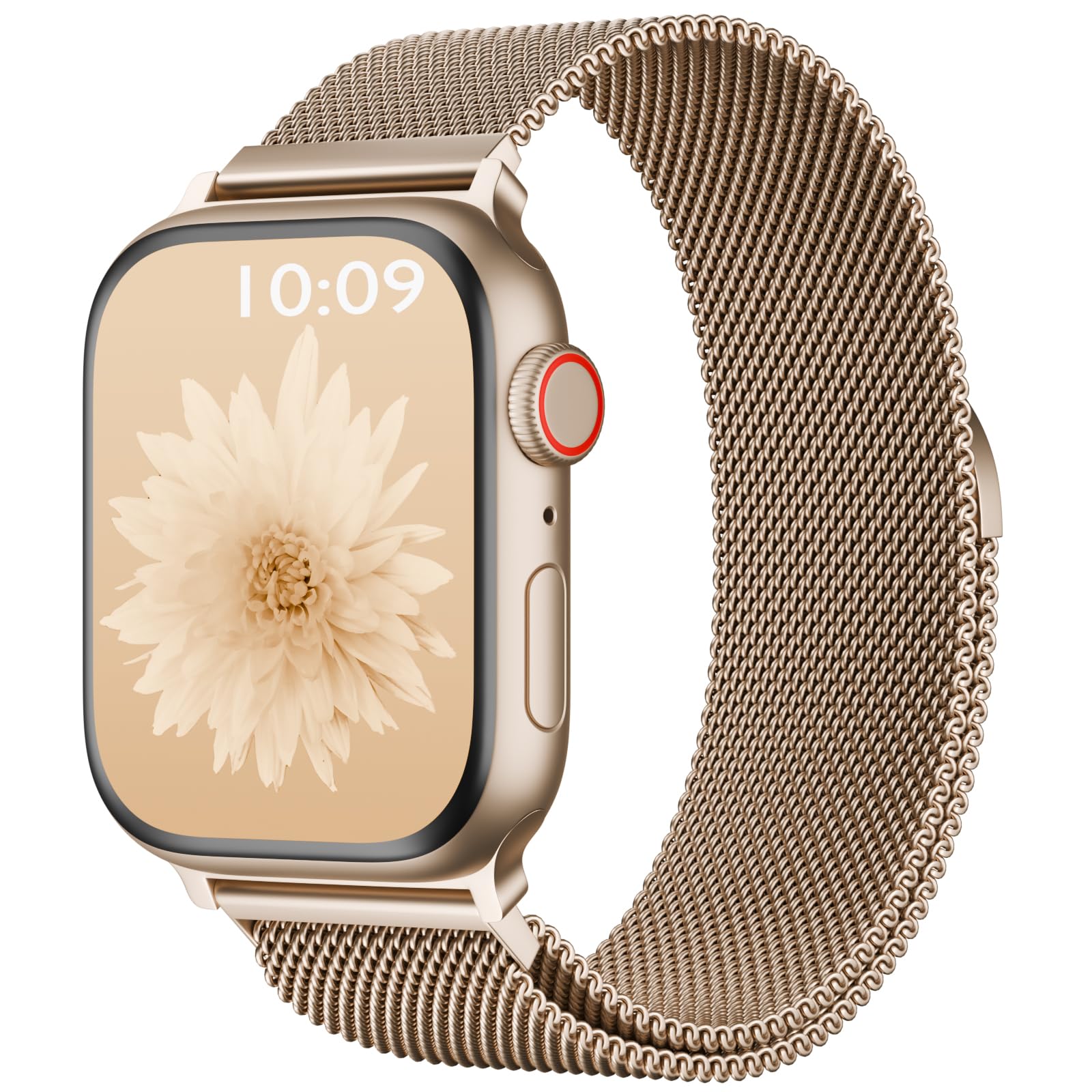 Shalila Metal Magnetic Apple Watch Band Compatible with 38mm 40mm 41mm 42mm 44mm 45mm 46mm 49mm, Stainless Steel Mesh Loop Strap iWatch Bands for Series 11/10/9/8/SE/7/6/5/4/3/2/1/Ultra Women Men