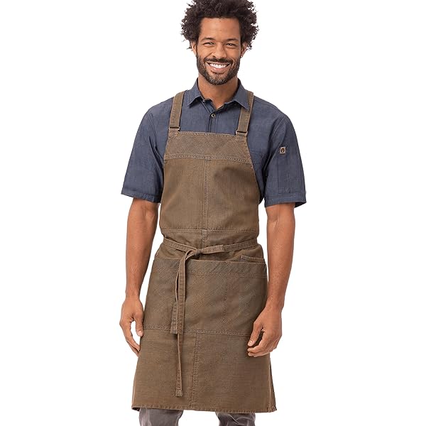 Westford Mill - Tablier en coton - Adulte unisexe (BC3856 Westford Mill - Tablier en coton - Adulte unisexe (BC3856