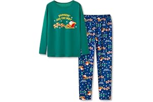 TEBBIS Trendy Tie Dye Spiral Pajamas for Girls 2-Piece Soft Long Sleeve & Pants PJ Set Jammies Size 6-18