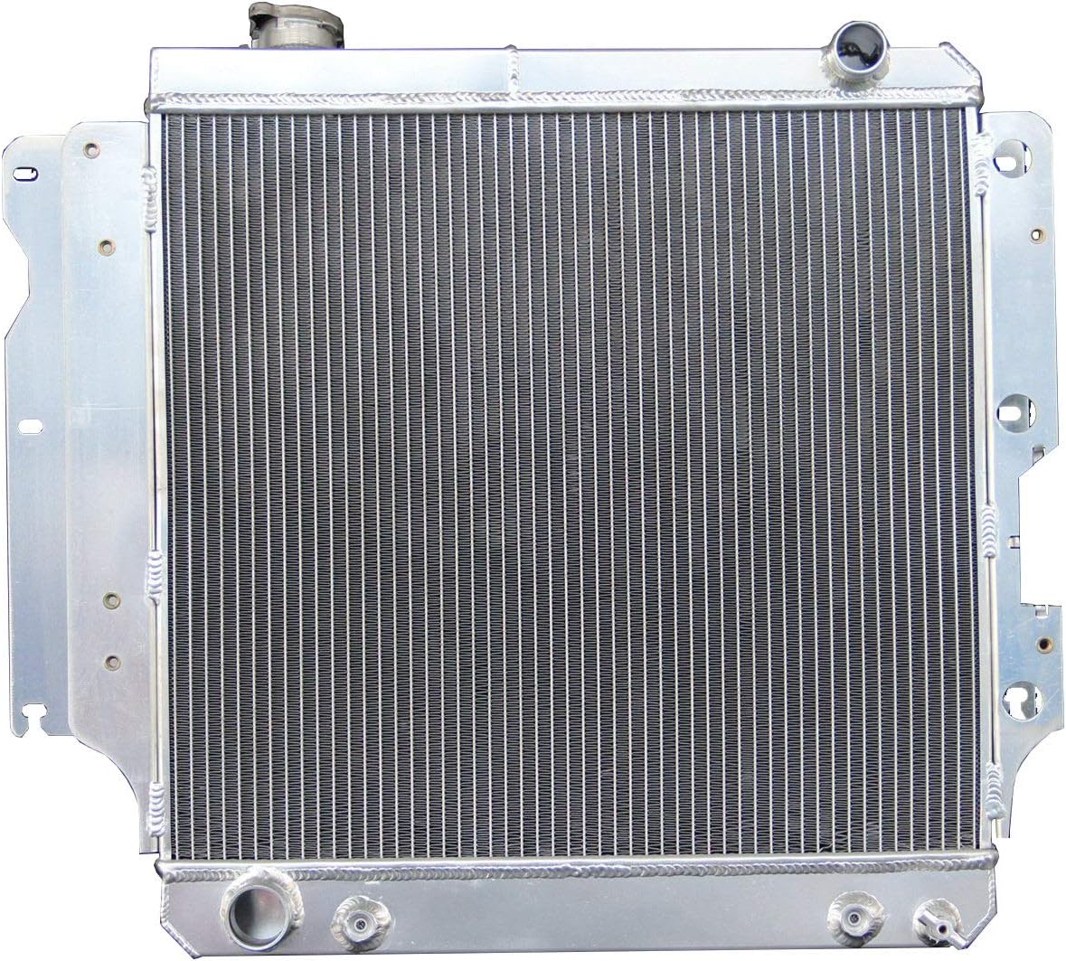 ZC2101 3 Rows Tank Aluminum Radiator Fit 1987-2006 Jeep Wrangler Yj Tj Lj 2.4 4.2L