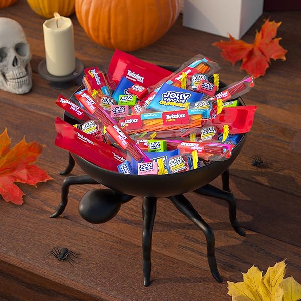 JOLLY RANCHER AND TWIZZLERS ASSORTED FRUIT FLAVORED, HALLOWEEN CANDY BULK BAG, 100.46 OZ (365 PIECES)