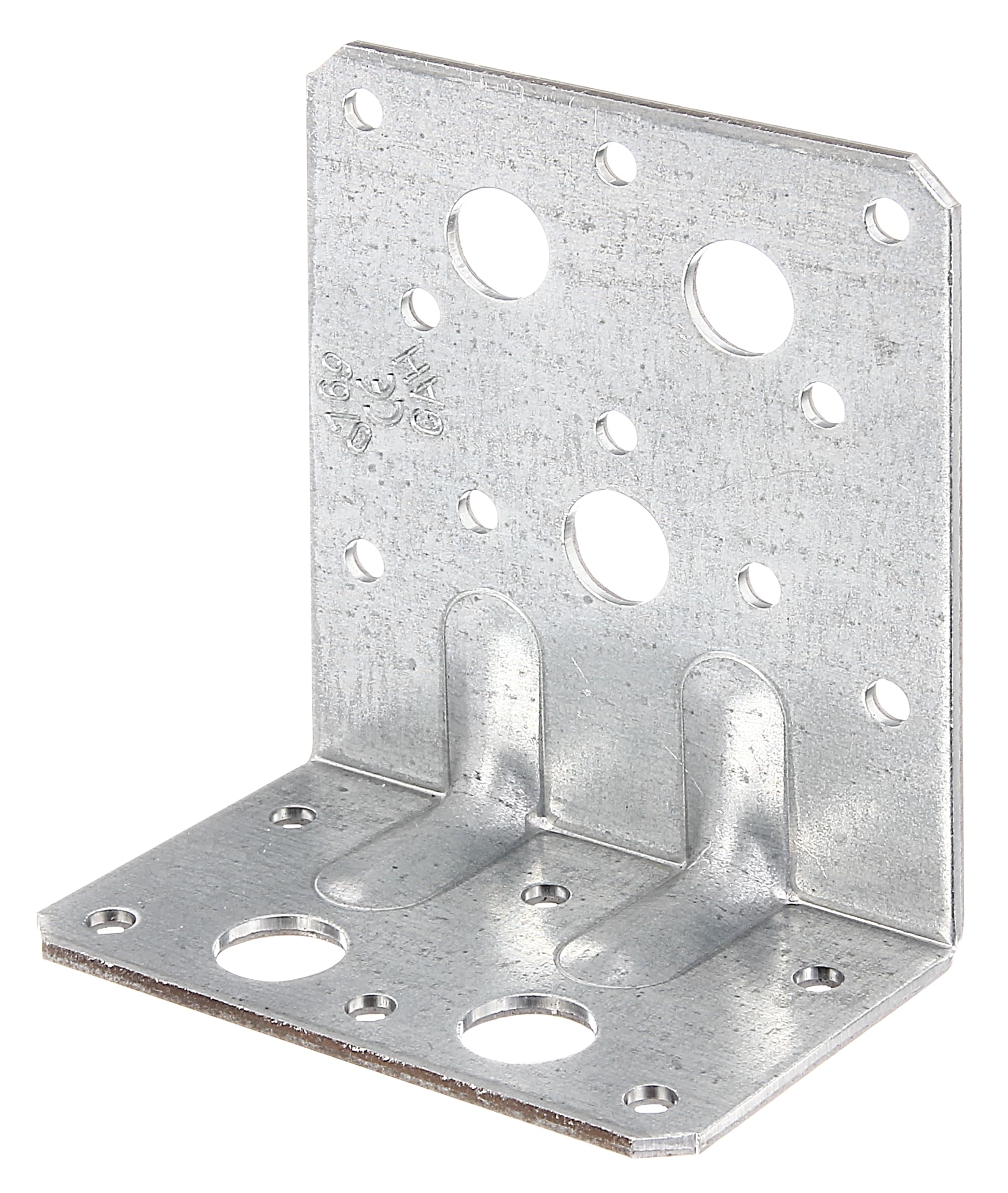 Heavy Load Angle Connector with Corrugation 90 x 90 x 80 mm / 50 STK. Oberflaeche: sendzimirverzinkt