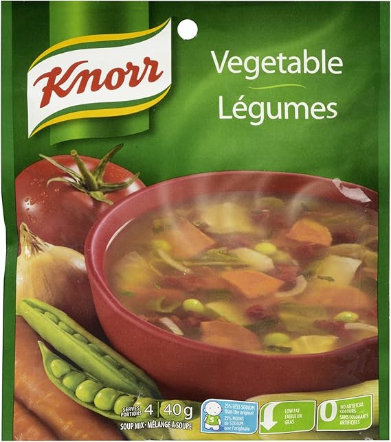 Knorr Vegetable Soup Mix 40 Grams, Pack of 12 Amazon.ca Grocery