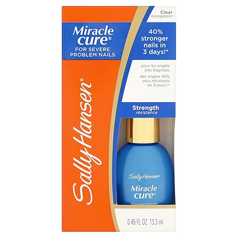 Sally Hansen Miracle Cure Nagelhärter, Pflegelack, stärkend, gegen Absplittern, durchsichtig, 1 x 13,3 ml