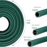 TLGREEN 50M Soaker Hose Set Drip Irrigation Leaky Pipe 1/2" 16.8mm view 2