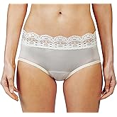 Shadowline womens Shadowline Women's Lace Trimmed Hipster Panty 3 Pack