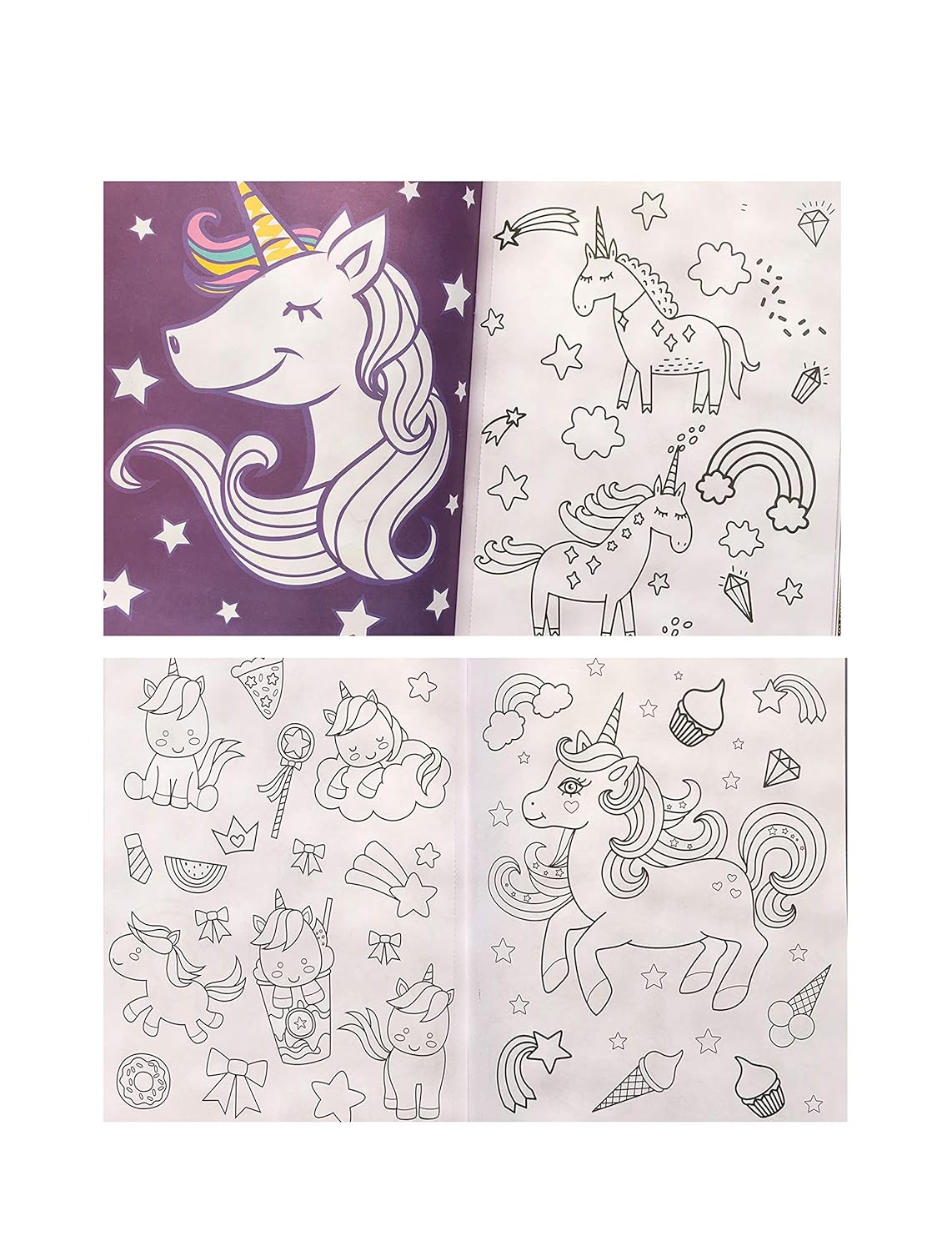 美しいユニコーンユニコーンの着色ページ