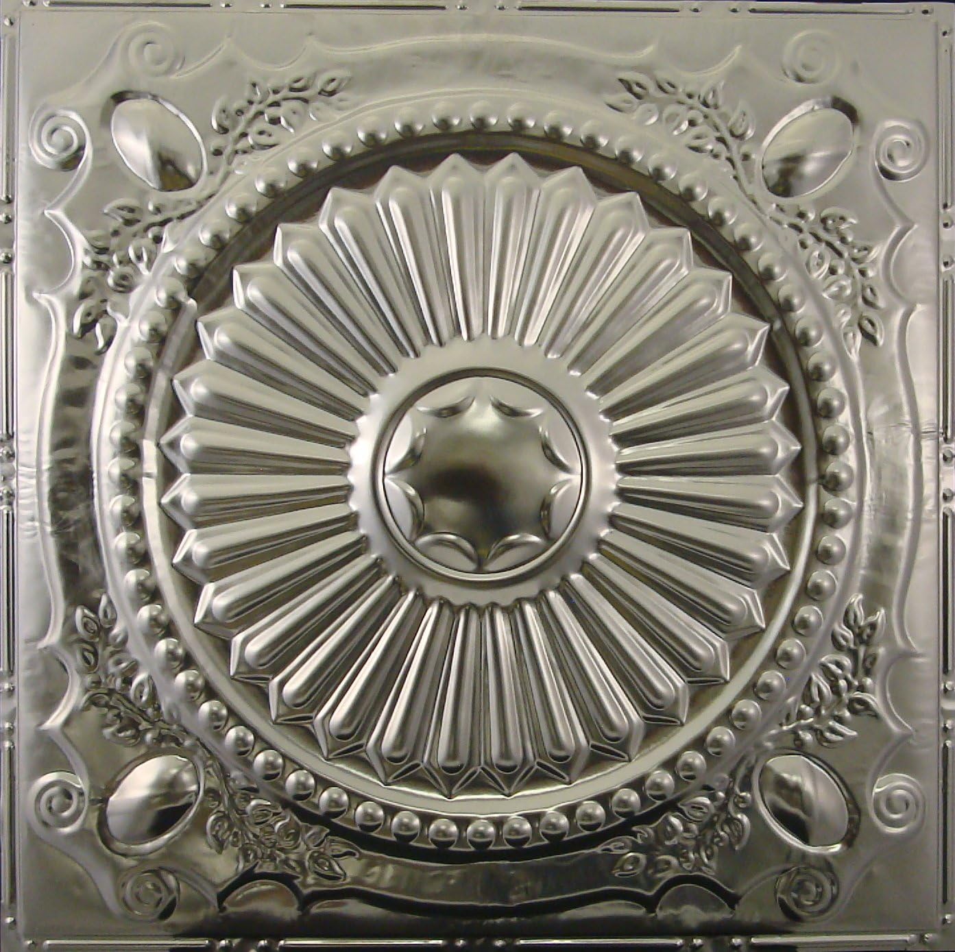 5 pcs of Tin Ceiling Tiles #126, Unfinished Nail-up, Authentic Tin/Metal Ceiling Tile