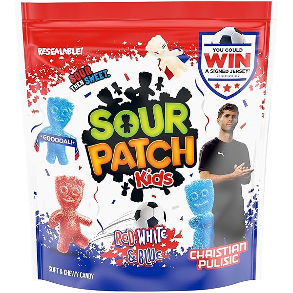 SOUR PATCH KIDS RED, WHITE & BLUE SOFT...