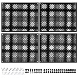 Daanxw 4 Pack Heavy Duty Steel Pegboard Garage