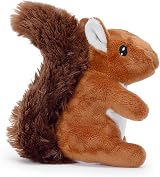 Zappi Co Squirrel Plush Toy 15cm 100% Recycled Eco Friendly Stuffed Animal view 5