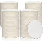 400 Pcs Paper Coasters, 4 Inch Blank Cardboard Coasters Highly Absorbent Disposable Round Coaster White Paper Coaster Bulk for Drinks, DIY Crafts, Weddings, Bars