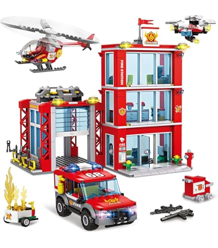 コード3 CODE 3 Firehouse 消防署 ジオラマ完成品1/64