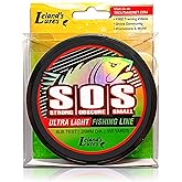 Trout Magnet Trout S.O.S. Fishing Line - 2lb Test, 350 Yard Spool, .16mm Diameter - The Strongest Light Invisible Fishing Line - Made in the USA with Smooth Copolymer for Kink-Free Tangle-Free Fishing