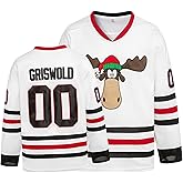 YWIES Youth Griswold #00 Movie Christmas Hockey Jerseys Stitched Letters and Numbers S-XXXL