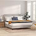 BizChair Firm 12 Inch CertiPUR-US Certified Hybrid Pocket Spring Mattress, Extra Firm Feel, Durable Support, King Mattress in a Box