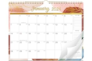 CHOPET 2024 Calendar - Jan 2024 - Dec 2024, 12 Months Hanging Monthly Calendar 2024, 2024 Calendar with Julian Date, 14.6 x 11.5 Inches, Thick Paper