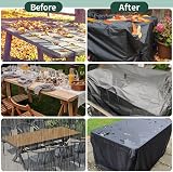 Funshot 250x200x90 cm Outdoor Furniture Cover 420D Oxford Waterproof UV view 5