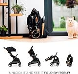 Kinderkraft Apino Lightweight Stroller up to 24 kg Black view 2