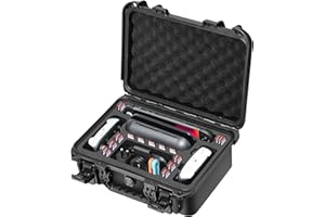 LUGECASE Carrying Case for Nintendo Switch 2: Extra Large Capacity | Ip67 Waterproof | Deluxe Soft Lining Hard Travel Carrying Case for Switch 2 Console | Pro Controller | Dock & Accessories (Black)