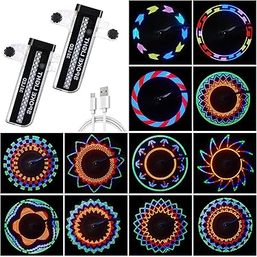 Gyrophare Led 2 Feux LED Rechargeables Pour Moyeu De Roue De Vélo - Étanches, Multicolores, USB, En Aluminium Follow Me Velo