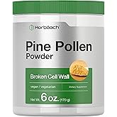 Horbäach Pine Pollen Powder | 6 Ounce | Nature's Superfood | Non-GMO, Vegetarian, Gluten Free Supplement