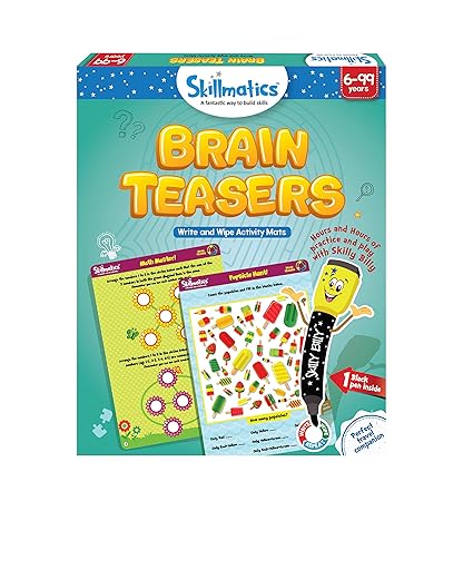 Skillmatics Educational Game: Brain Teasers (6-99 Years)