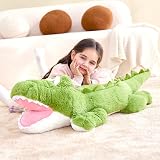 IKASA Giant Crocodile Plush 78cm Soft Toy Large Alligator Fluffy Gift view 5