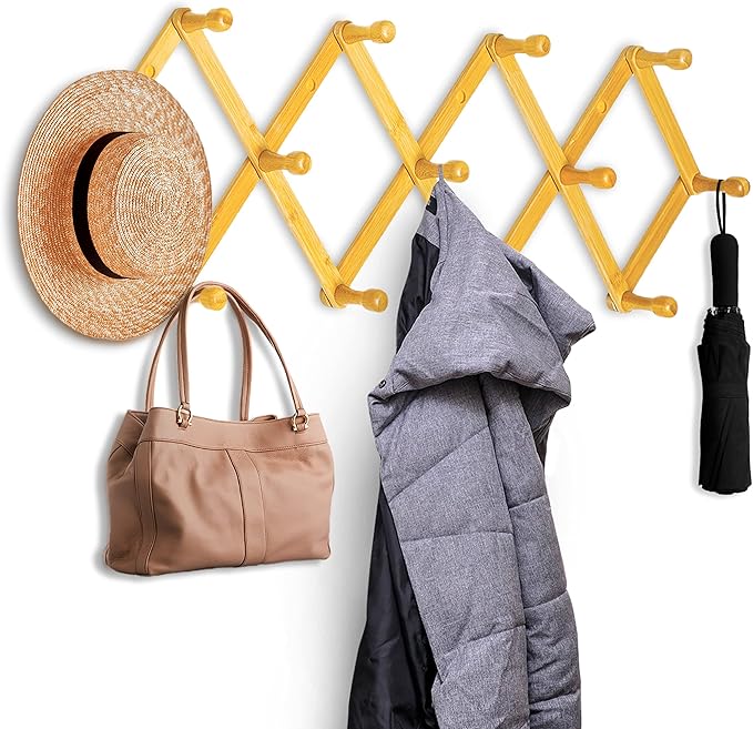 NNX Accordian Wall Hanger, Accordian Hat Rack, Accordion Wall Hanger