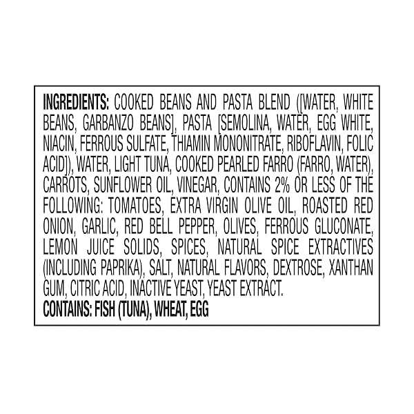 STARKIST SMART BOWLS TUNA, PASTA AND BEANS, MEDITERRANEAN STYLE, 4.5 OZ POUCH