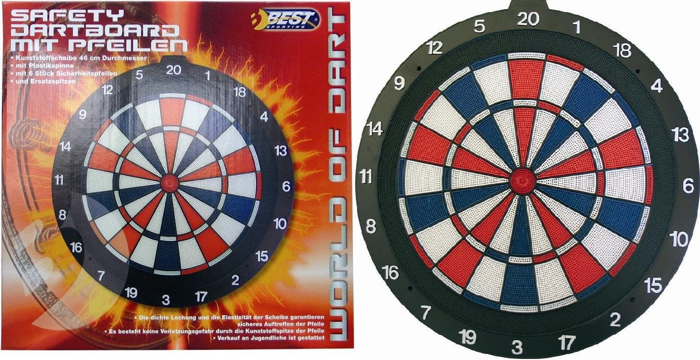 Safety Dartboard 46 cm Sports & Outdoors
