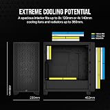 Corsair 3000D Airflow Mid-Tower Desktop Computer Case 2x SP120 Fans Four-Slot view 3