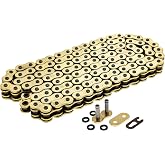 NICHE Gold 520 X-Ring Chain 114 Links with Connecting Master Link | Replaces OEMs Honda 40530-KRN-A31, Kawasaki 92057-0184, 92057-0192, Suzuki 27600-02J00-114, Yamaha 94561-62114-00