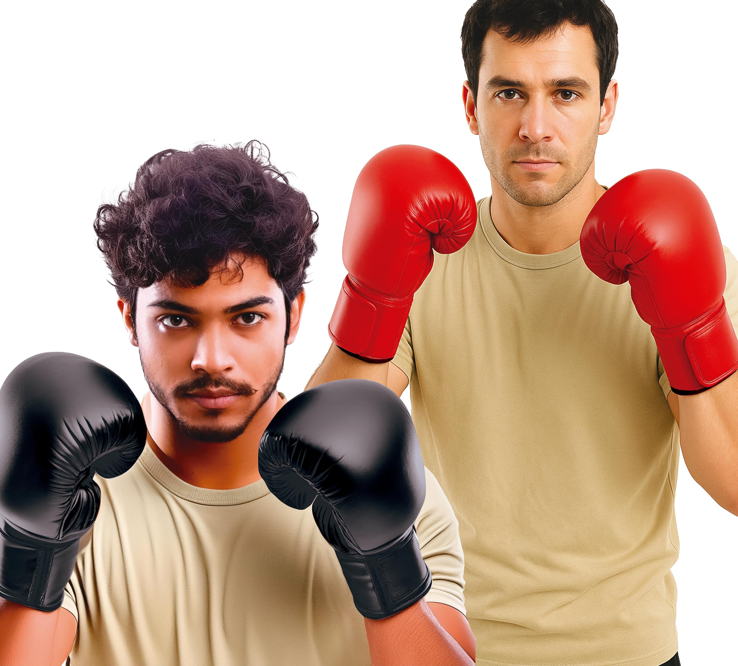 FIESTAS GUIRCA | Boxing Gloves (One Size) - Costume Accessory for Adults - Ideal for Halloween, Themed Parties - Black