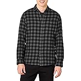 Amazon Essentials Men's Flannel Shirts Long Sleeve, Slim-Fit Button Down Plaid