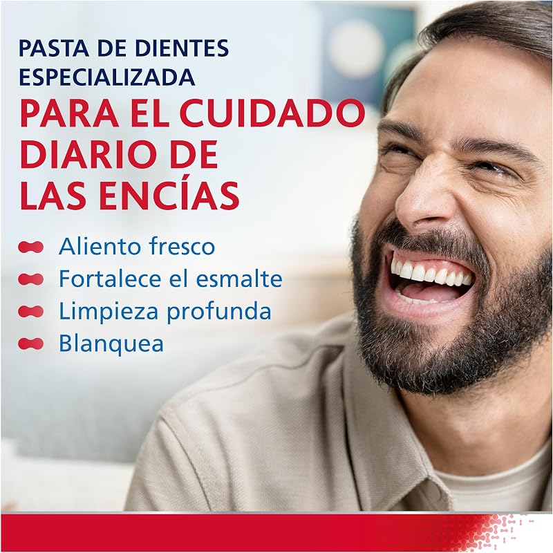 Complete Protection Blanqueante, Pasta Dentífrica Blanqueante para Encías, Pack de 4 x 75 ml