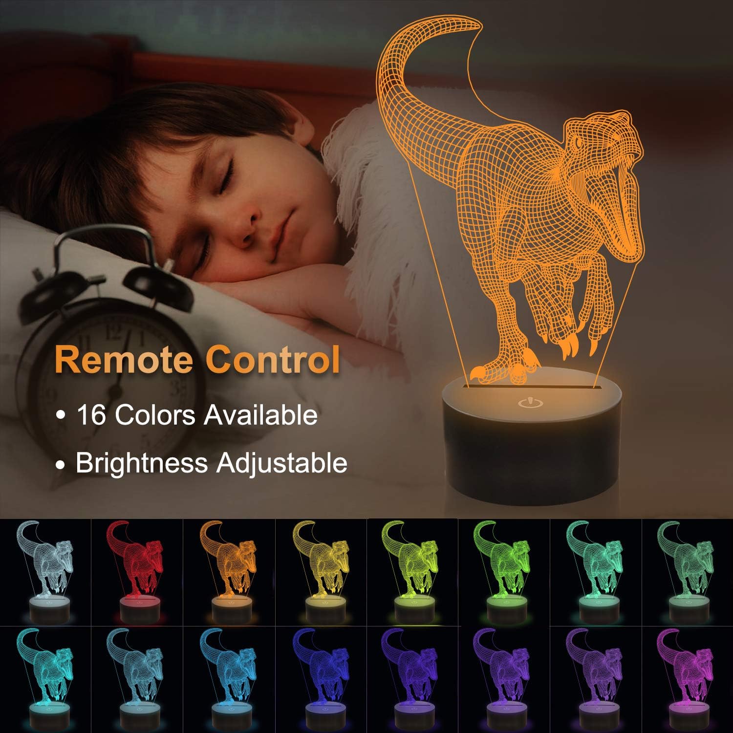 CooPark Dinosaur Lamp - Image 3
