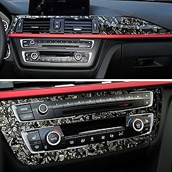 LZLRUN Forged Gloss Carbon Fiber Vinyl Wrap Roll