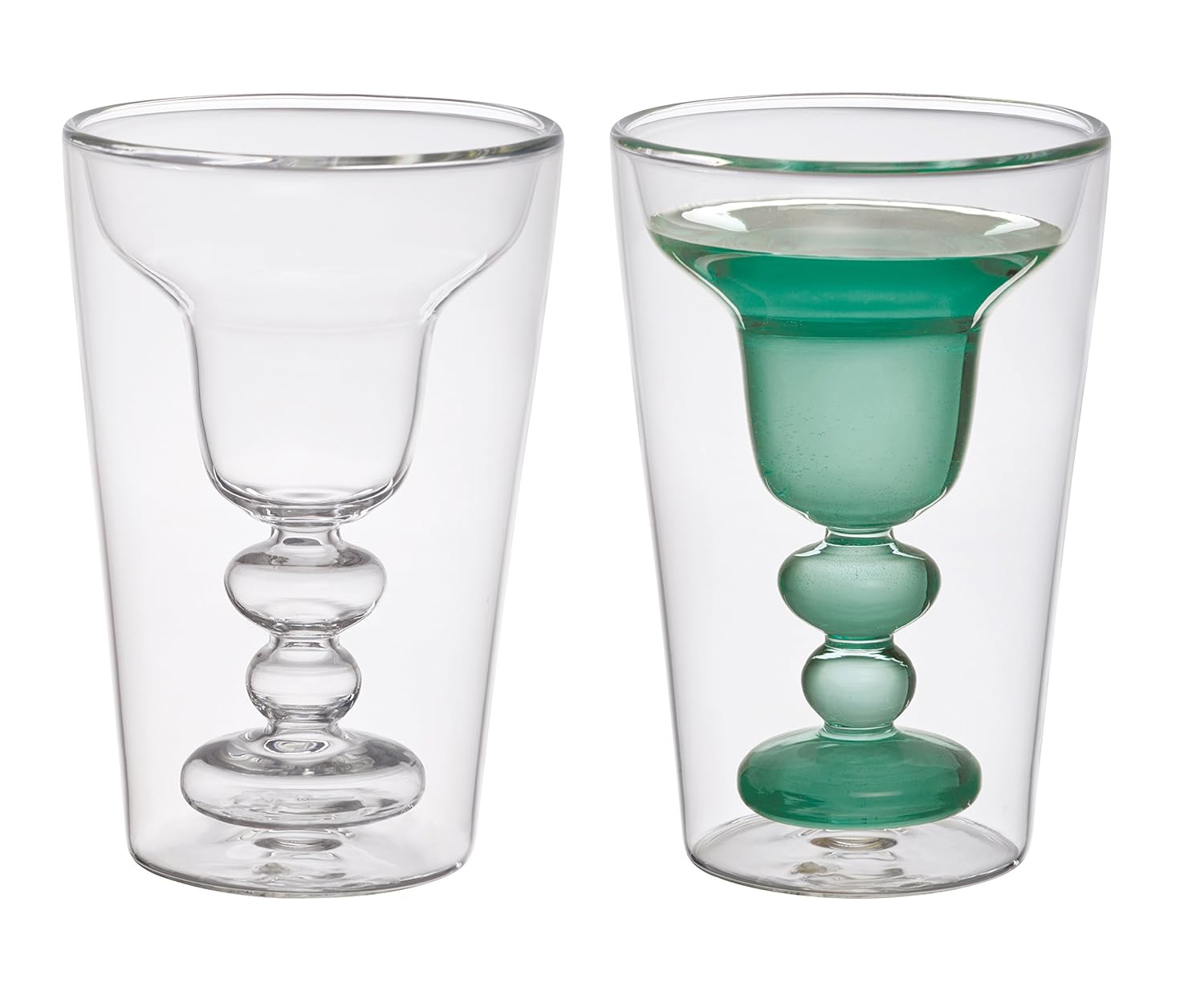 Cocktail Drinkware doublewall drinking glass made of borosilicate