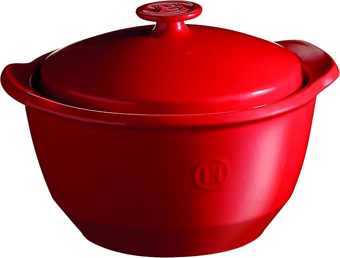 Emile Henry 345575 France Flame Cookware Fait Out/One Pot, 2.1 Quart
