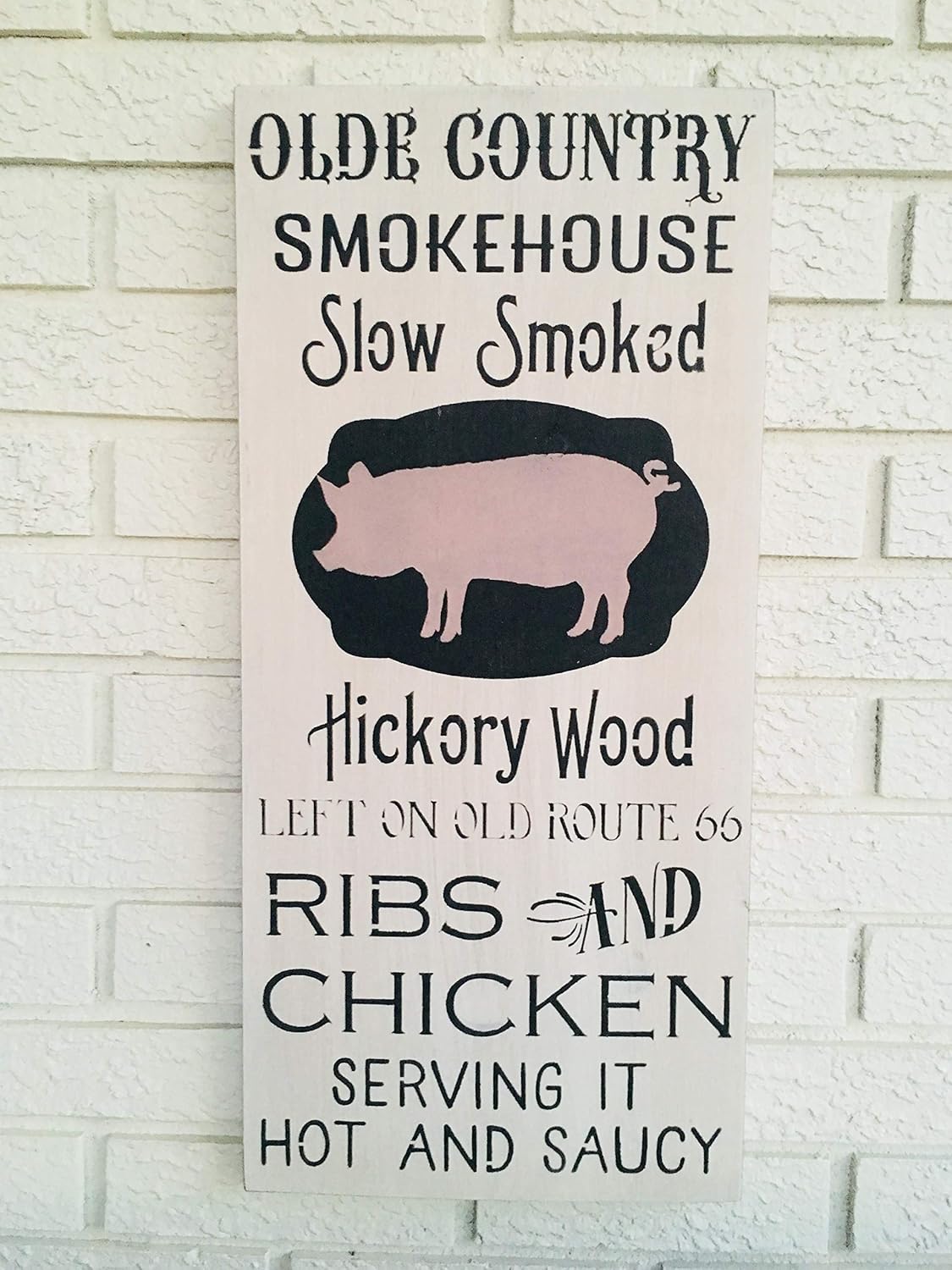 Amazoncom Adonis554Dan Olde Country Smokehouse Rustic Wood Signs
