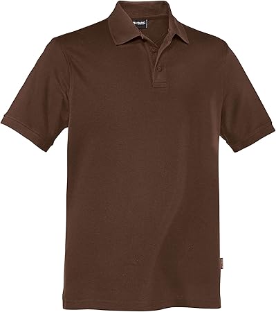 polo marron chocolate hombre