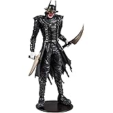 McFarlane Toys DC Multiverse Batman Who Laughs Action Figure with Build-A Rebirth Batmobile (Piece 3)