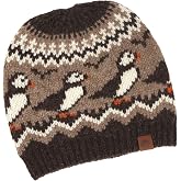 ICEWEAR Lundi Puffin Pattern Wool Knitted hat