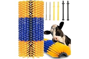 RUDILY Livestock Scratch Brushes, Horse Scratcher Full Massage Brush Kit, Relieve Itching on the Back of Livestock,Suitable for Livestock, Horse, Cattle, Sheep, Pig And Other Animal Back Scratching