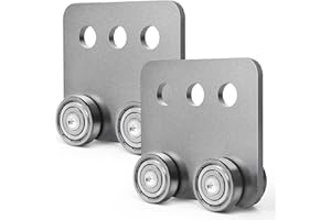 FEOTVO Heavy Trolley Assembly,4 Wheel Stable Strut Roller Trolley for 1-5/8" Wide and All 1-5/8" or Taller Strut Channel (Pack of 2)