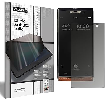 dipos I Blickschutzfolie matt passend für Doogee T3 Sichtschutz-Folie Display-Schutzfolie Privacy-Filter